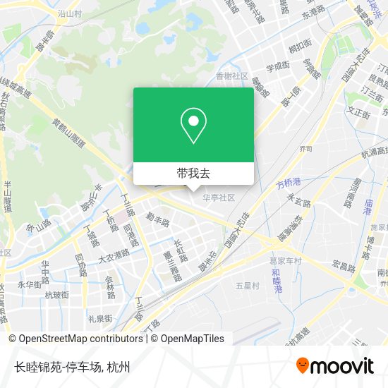 长睦锦苑-停车场地图