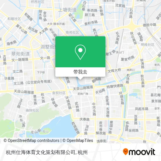杭州仕海体育文化策划有限公司地图