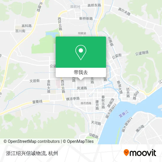 浙江绍兴信诚物流地图