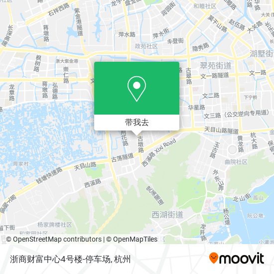 浙商财富中心4号楼-停车场地图