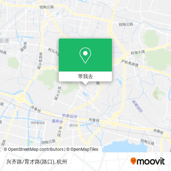 兴齐路/育才路(路口)地图