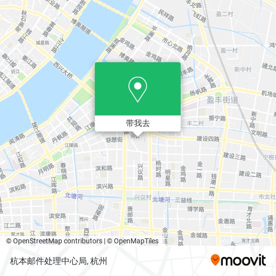 杭本邮件处理中心局地图