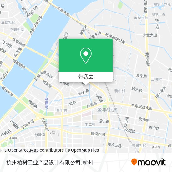 杭州柏树工业产品设计有限公司地图