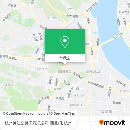 杭州路达公路工程总公司-西北门地图