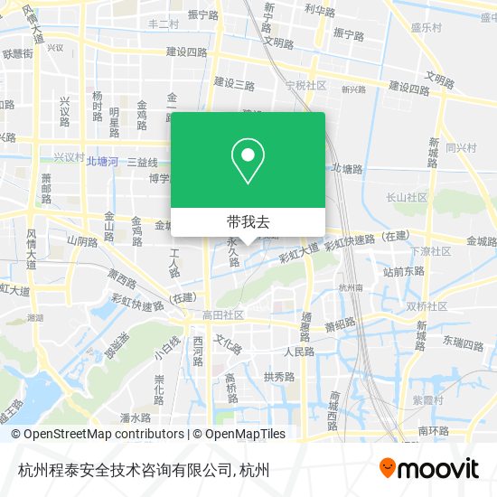 杭州程泰安全技术咨询有限公司地图