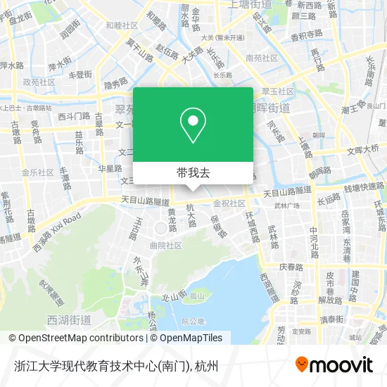 浙江大学现代教育技术中心(南门)地图