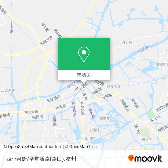 西小河街/圣堂漾路(路口)地图