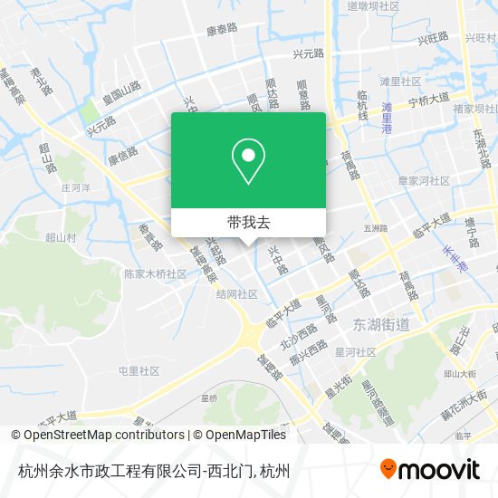 杭州余水市政工程有限公司-西北门地图