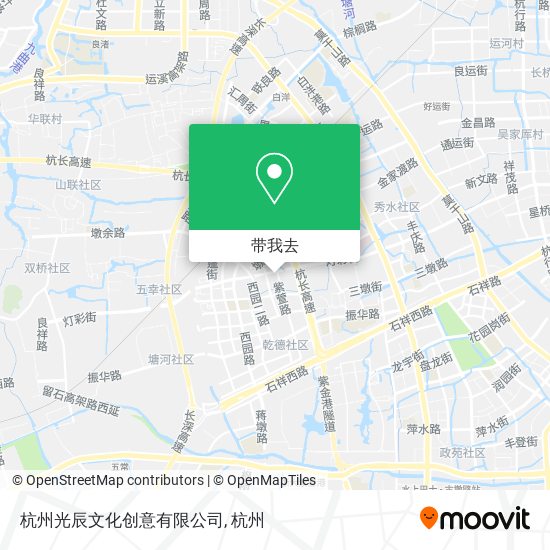 杭州光辰文化创意有限公司地图
