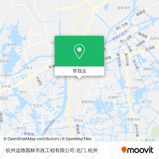 杭州远致园林市政工程有限公司-北门地图