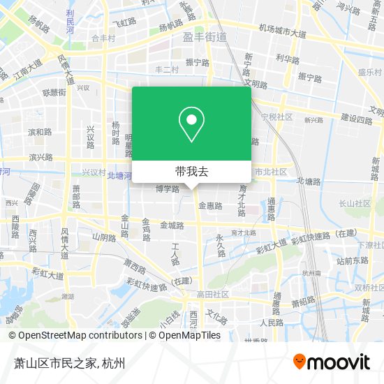萧山区市民之家地图