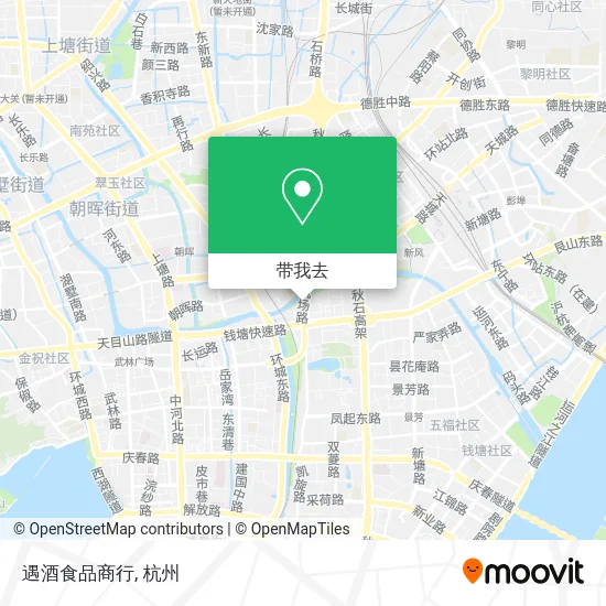 遇酒食品商行地图