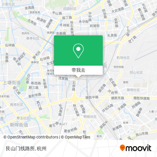 艮山门线路所地图
