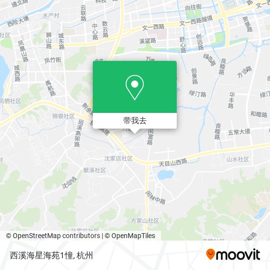西溪海星海苑1憧地图