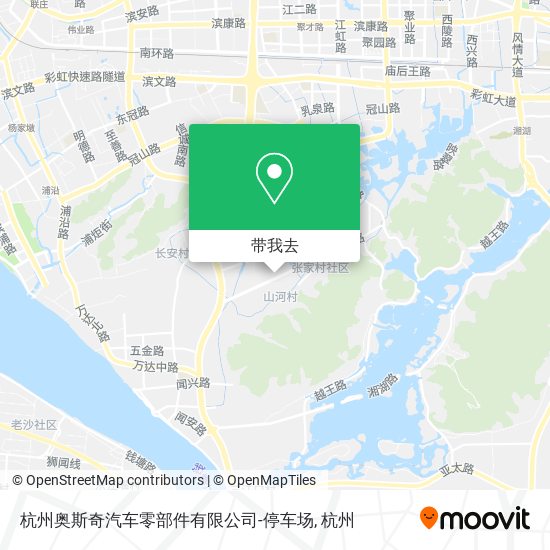 杭州奥斯奇汽车零部件有限公司-停车场地图