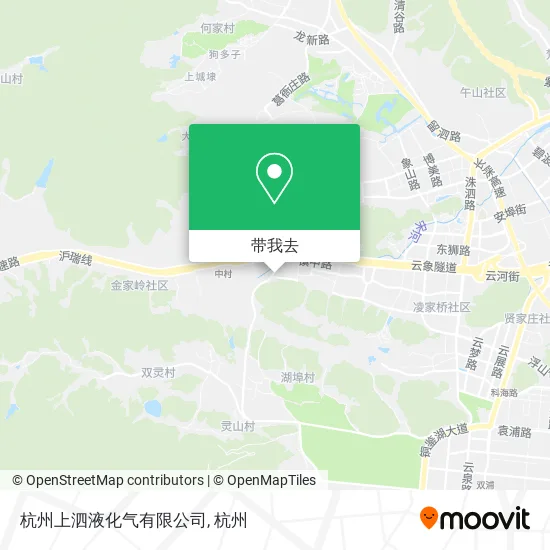 杭州上泗液化气有限公司地图