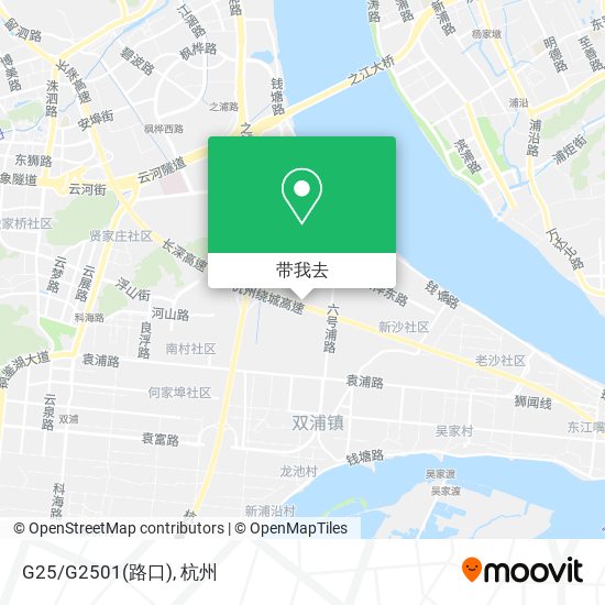 G25/G2501(路口)地图