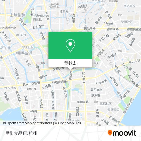 里街食品店地图