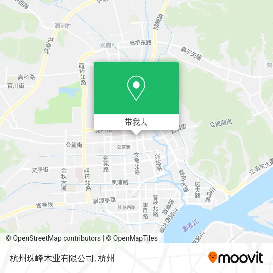 杭州珠峰木业有限公司地图