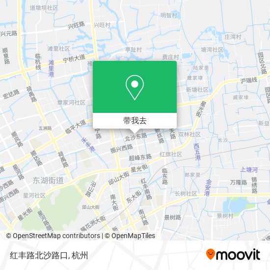 红丰路北沙路口地图