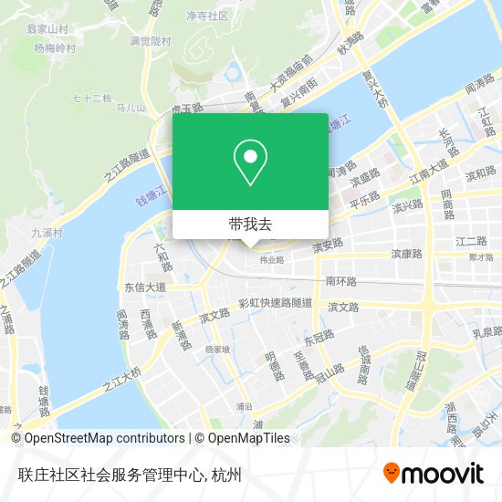联庄社区社会服务管理中心地图