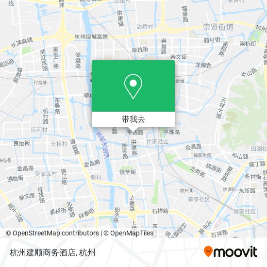 杭州建顺商务酒店地图