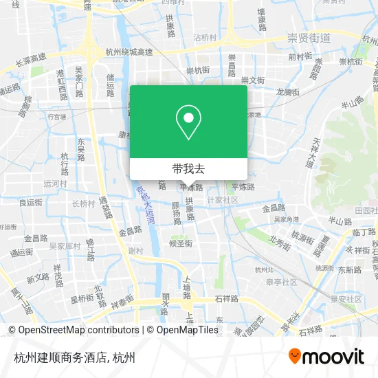 杭州建顺商务酒店地图