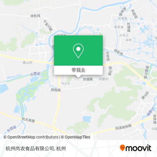 杭州尚农食品有限公司地图