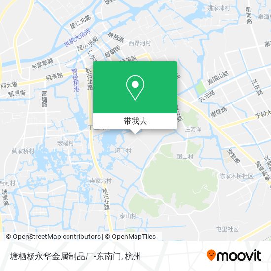 塘栖杨永华金属制品厂-东南门地图