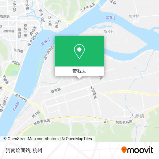 河南烩面馆地图