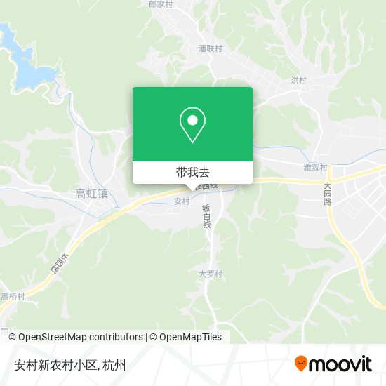 安村新农村小区地图