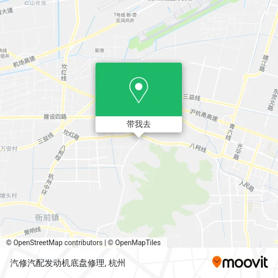 汽修汽配发动机底盘修理地图