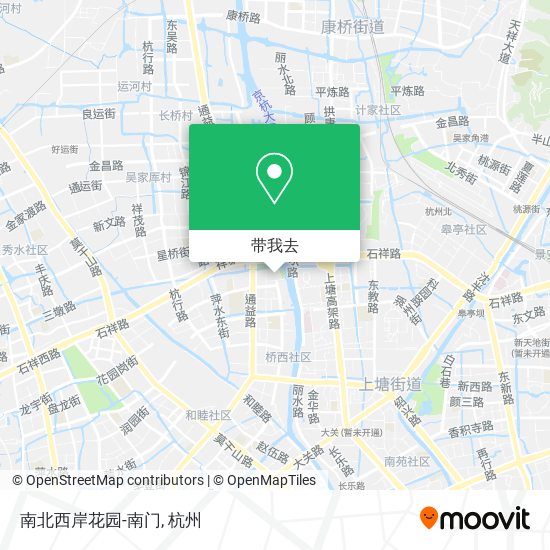 南北西岸花园-南门地图