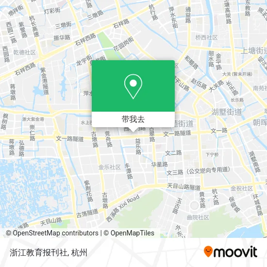 浙江教育报刊社地图
