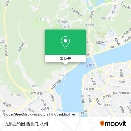 九溪垂钓园-西北门地图