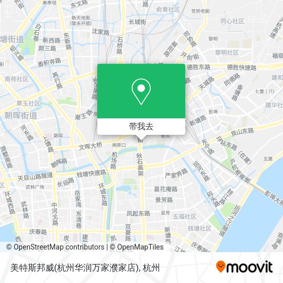 美特斯邦威(杭州华润万家濮家店)地图