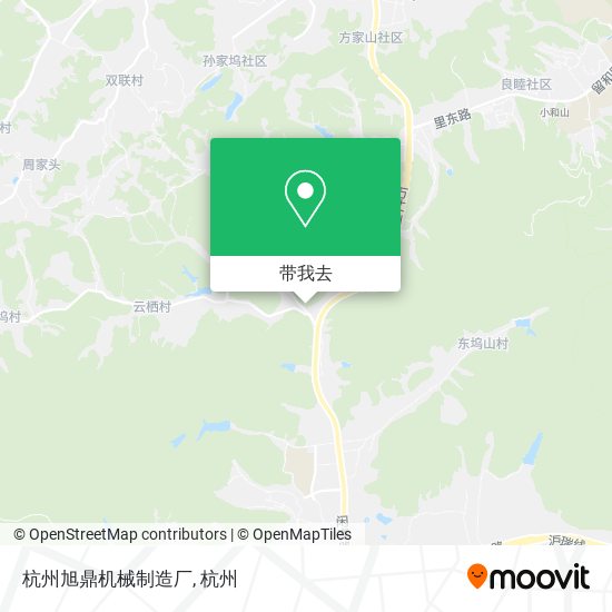 杭州旭鼎机械制造厂地图