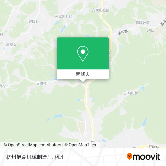 杭州旭鼎机械制造厂地图