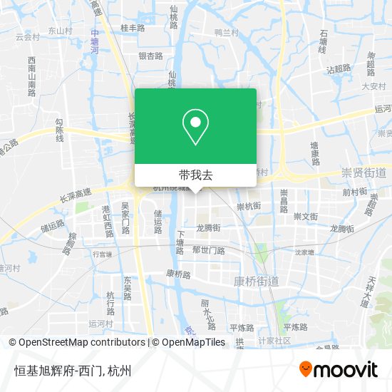 恒基旭辉府-西门地图