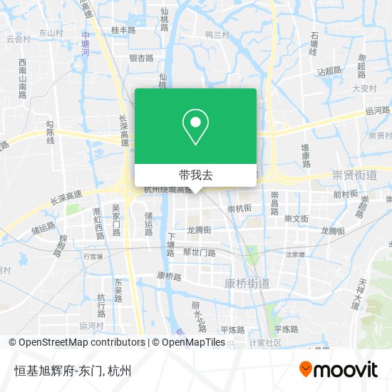 恒基旭辉府-东门地图