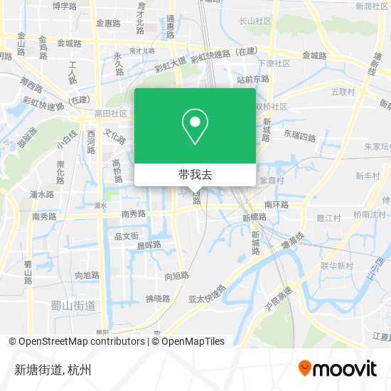 新塘街道地图