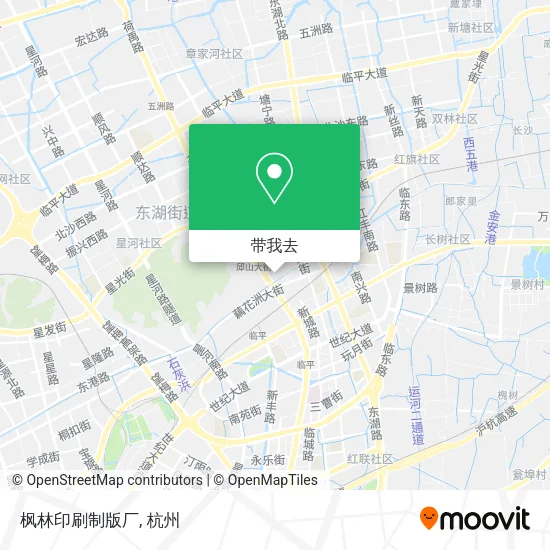枫林印刷制版厂地图
