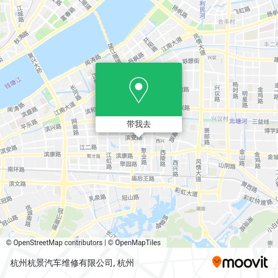 杭州杭景汽车维修有限公司地图