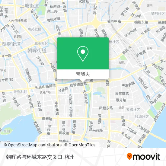 朝晖路与环城东路交叉口地图