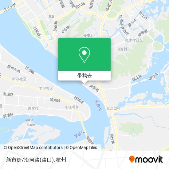 新市街/沿河路(路口)地图