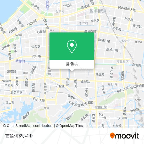 西沿河桥地图