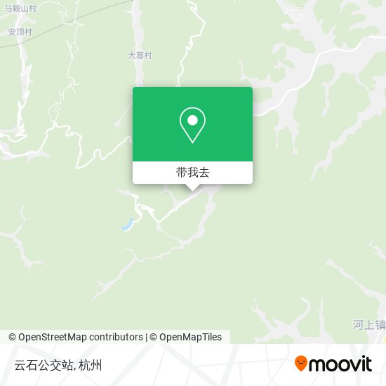 云石公交站地图