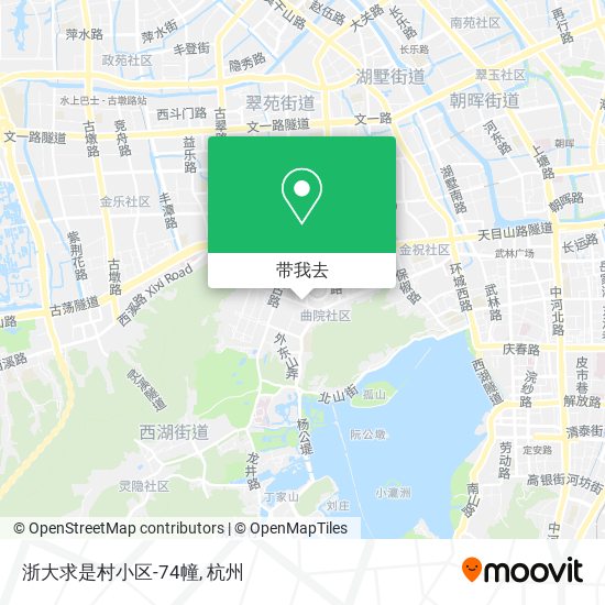 浙大求是村小区-74幢地图