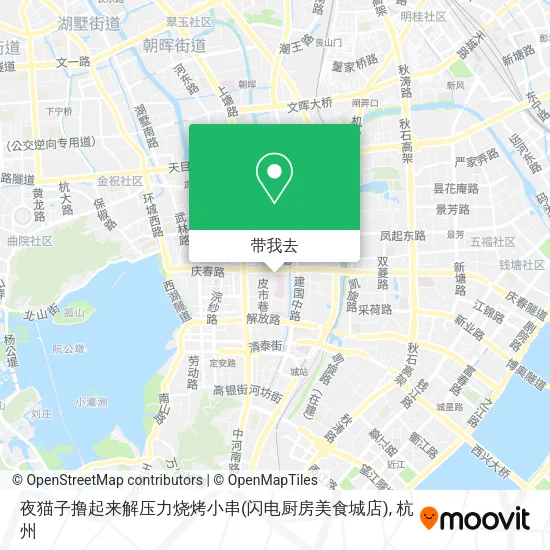 夜猫子撸起来解压力烧烤小串(闪电厨房美食城店)地图
