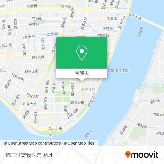 喵三汪宠物医院地图